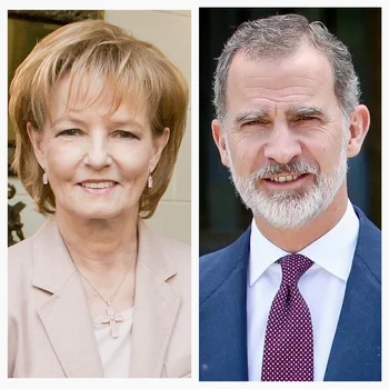 Majestatea Sa Margareta şi Regele Felipe. FOTO: Casa Regală
