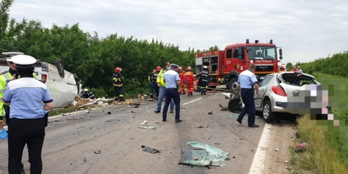 Accident rutier Teleorman FOTO ISU Tl