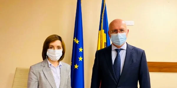 Maia Sandu si Pavel Filip