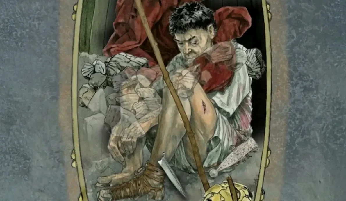 O ilustrație a corpului din fântână 