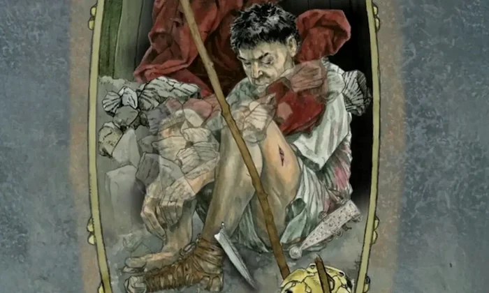 O ilustrație a corpului din fântână 