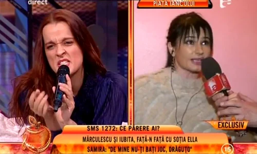 Samira (stânga) şi Ella (dreapta) s au certat, jignit şi înjurat în emisiunea lui Dan Capatos jpeg
