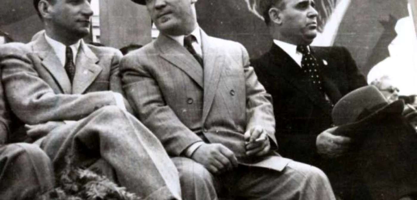 L. Pătrăşcanu, Th. Georgescu, Gheorghe Gheorghiu –Dej