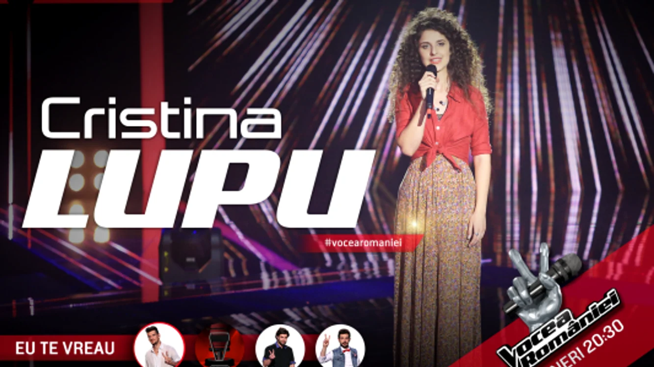 Vocea României, audiții pe nevăzute: Cristina Lupu a cucerit juriul
