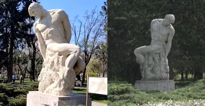 Povestea giganților din Parcul Carol / foto: colaj captură video