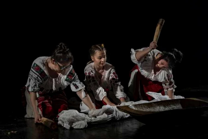 Scenă din spectacolul ”Soacra cu trei nurori” Foto: Teatrul Dramatic ”Fani Tardini”