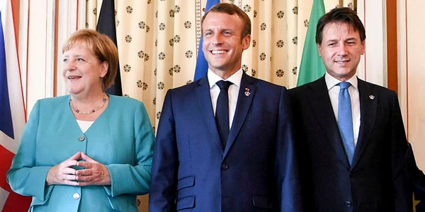merkel macron conte