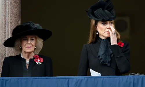 Kate și Camilla de Ziua Comemorării, 2025, cu maci la rever, Profimedia (2) jpg
