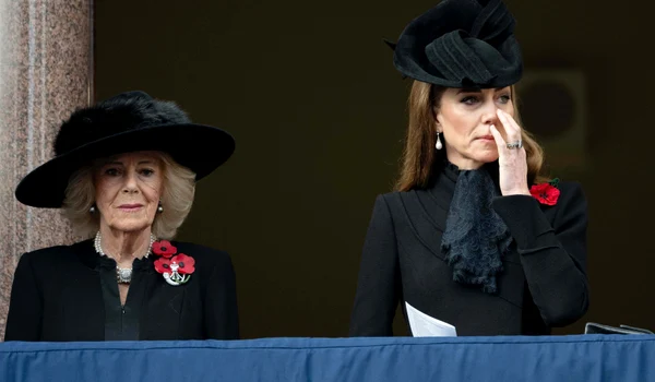 Kate și Camilla de Ziua Comemorării, 2025, cu maci la rever, Profimedia (2) jpg