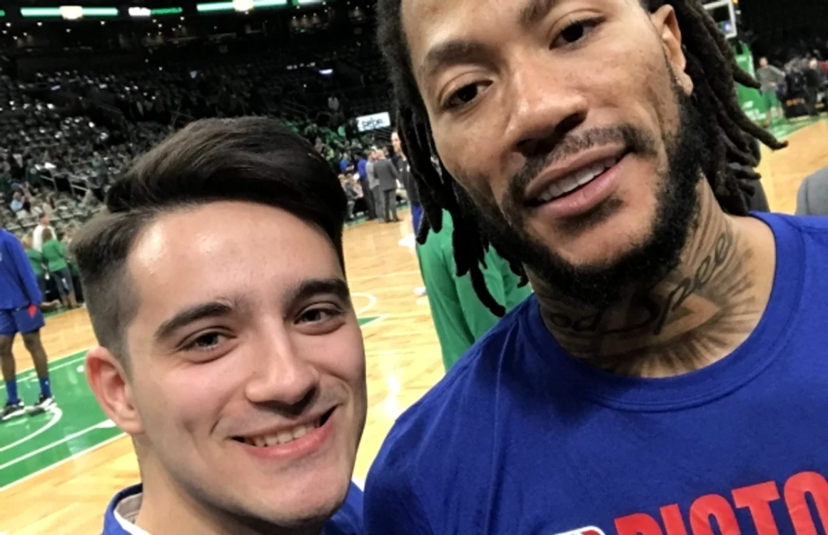 mircea ghita si derrick rose detroit pistons