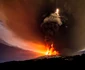 Vulcanul Etna a oferit un spectacol fascinant