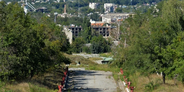 Imagine din orașul Izium - Război în Ucraina FOTO Profimedia 