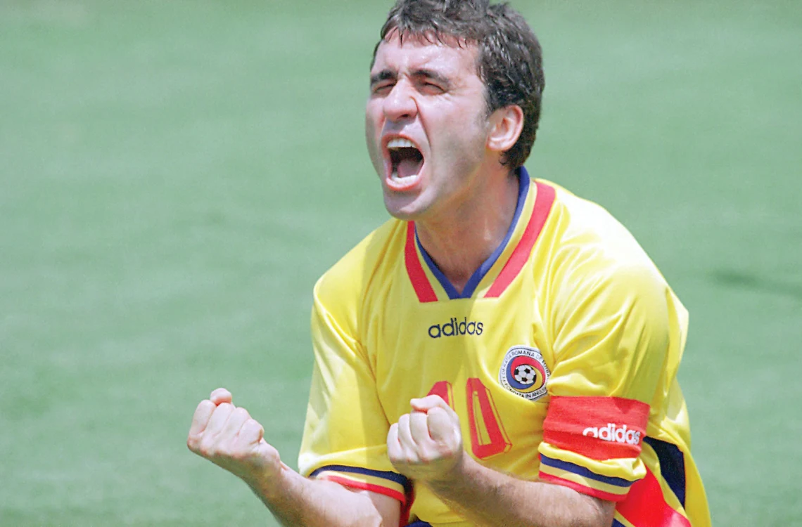 Gheorghe Hagi, pe vremea când juca la Națională / Sursă foto: arhivă