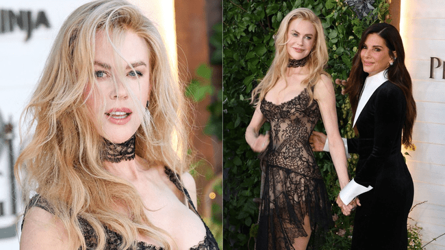 În ce stare a apărut Nicole Kidman pe covorul roșu? Actrița, cu părul răvășit și clătinându-se pe tocuri