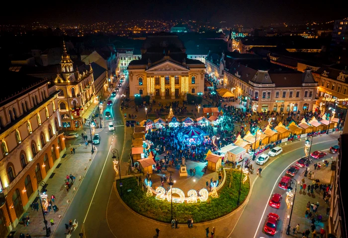 Oradea - superbul târg de Crăciun FOTO Primăria Oradea