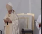 papa francisc la blaj. foto captura video