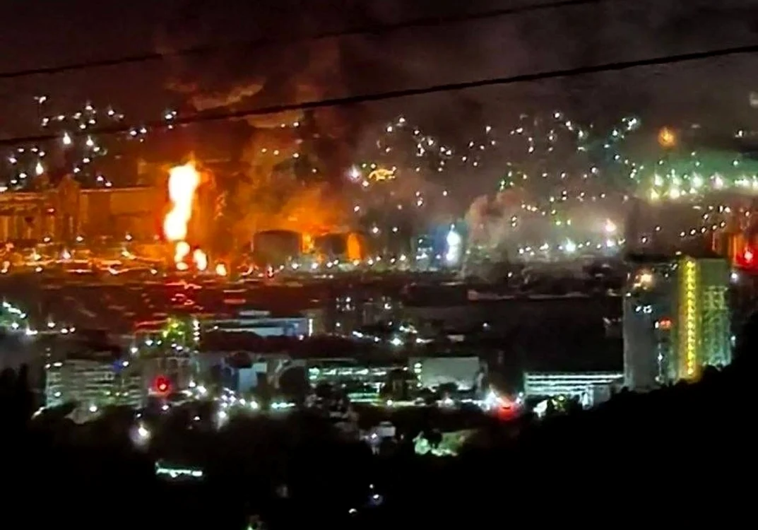 Incendiu în portul Novorossiisk