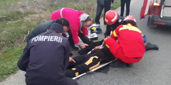motociclist accidentat corbii mari