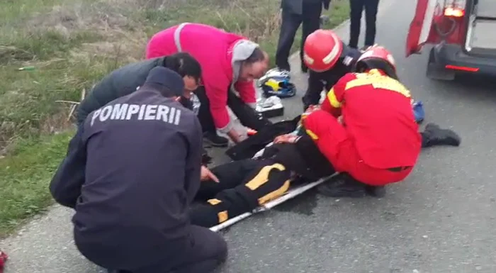 motociclist accidentat corbii mari