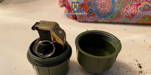grenada gasita de politisti in timisoara jpeg