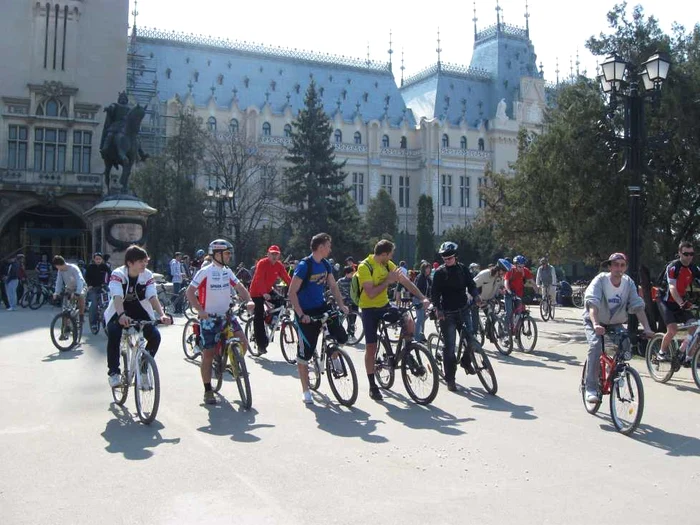 Marş al bicicliştilor la Iaşi