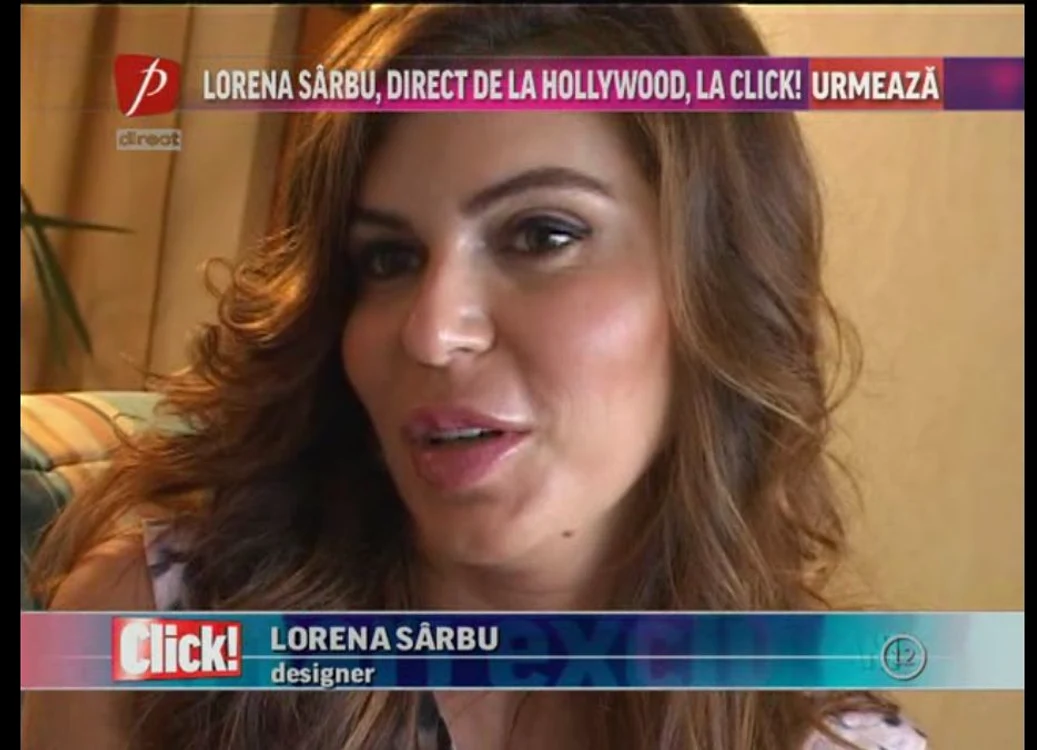 Lorena Sârbu a vorbit cu reporterul Click!