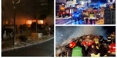 Explozie în staţiunea de schi Crans-Montana din Elveția FOTO X