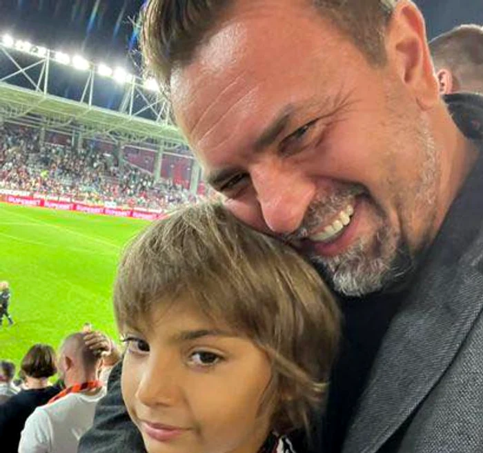 Horia Brenciu, alături de fiul său,Toma FOTO Adevărul
