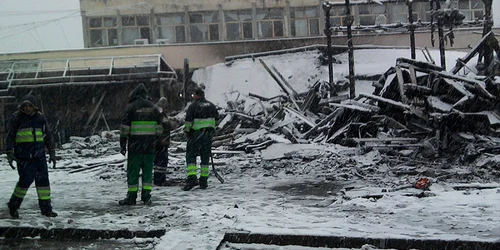 Angajaţii RER au curăţat zona