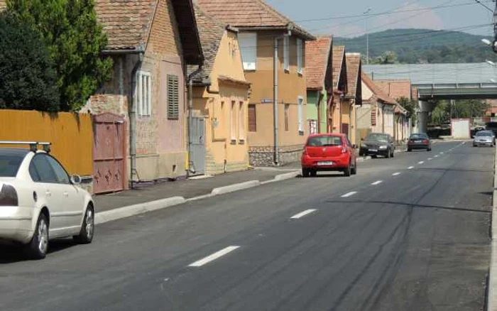 Lucrarile pe strada Abrud au fost finalizate - Foto Primaria Sibiu