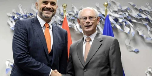 edi rama herman van rompuy foto afp