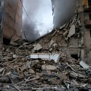 Război în Ucraina - clădiri distruse în Kiev FOTO Profimedia 