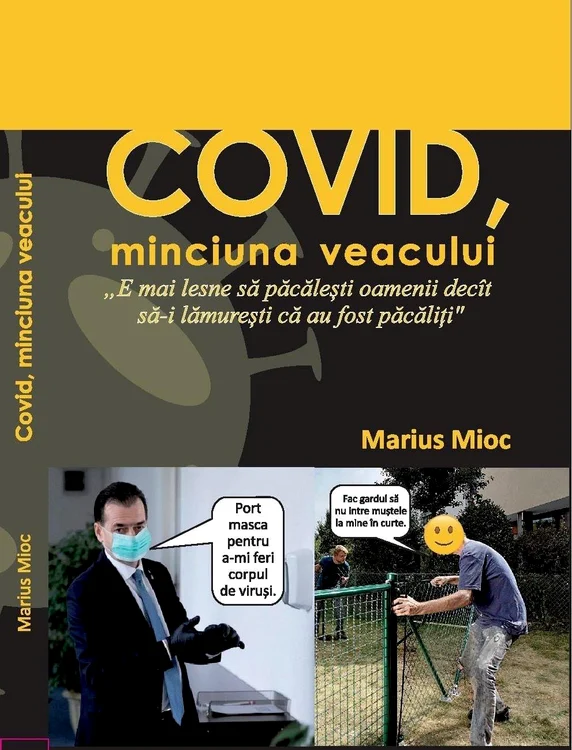 Coperta cărții scrise de Marius Mioc FOTO Ștefan Both