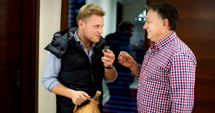 Istvan Tiborcz (stânga) şi Viktor Orban Foto: arhivă personală