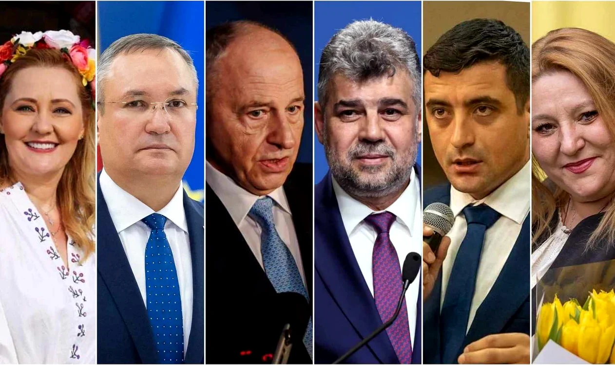 Elena Lasconi, Nicolae Ciucă, Mircea Geoană, Marcel Ciolacu, George Simion, Diana Șoșoacă - Facebook