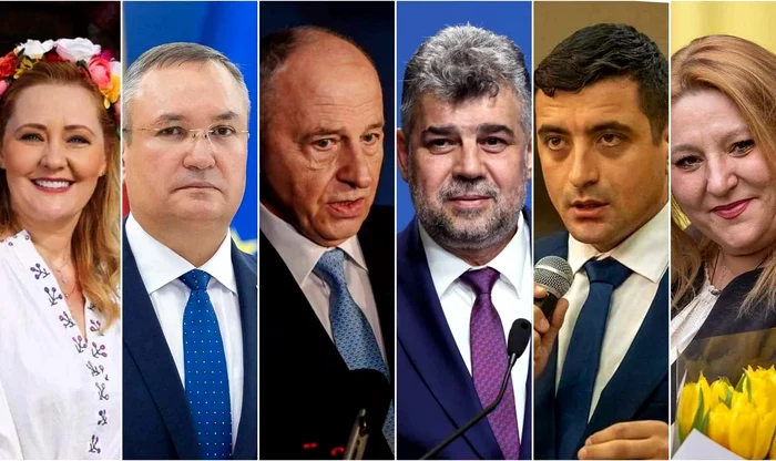 Elena Lasconi, Nicolae Ciucă, Mircea Geoană, Marcel Ciolacu, George Simion, Diana Șoșoacă - Facebook