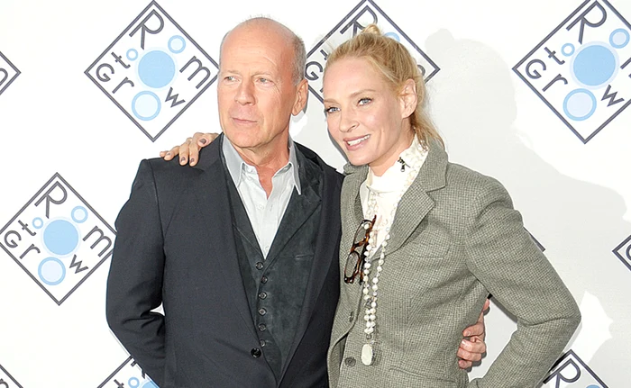 2016 Bruce Willis şi Uma Thurman au fost emoţionaţi de poveştile din tinereţe