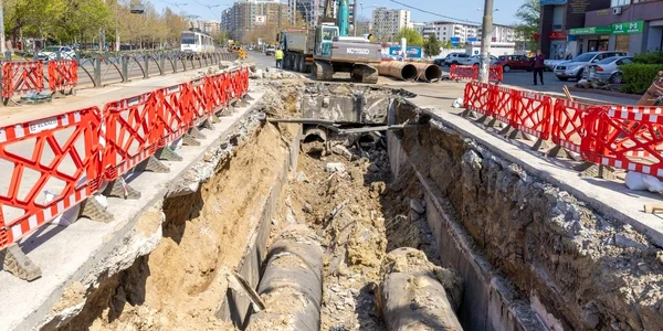 lucrari la reteaua de termoficare bucuresti FOTO Facebook Termoenergetica jpg