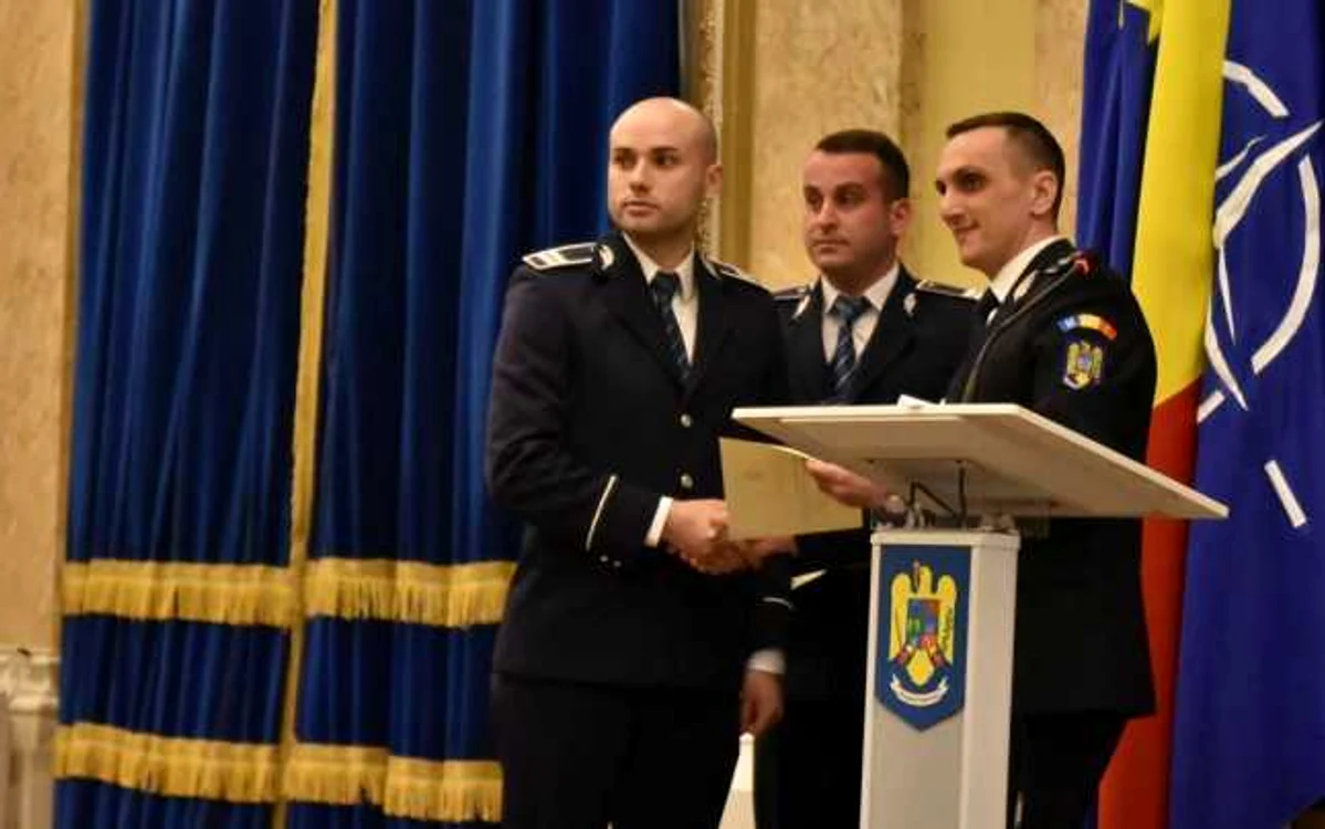Poliţiştii vrânceni au fost premiaţi la Ministerul de Interne