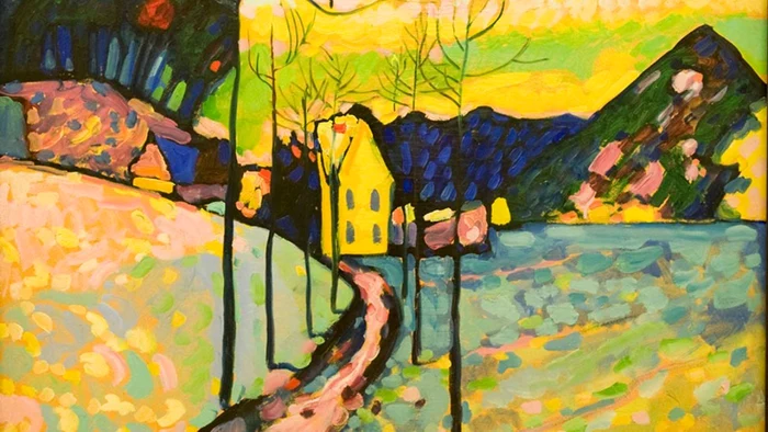 pictura de iarna wassily kandinsky