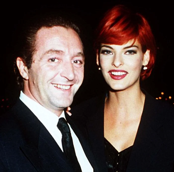 Linda Evangelista şi Gerald Marie