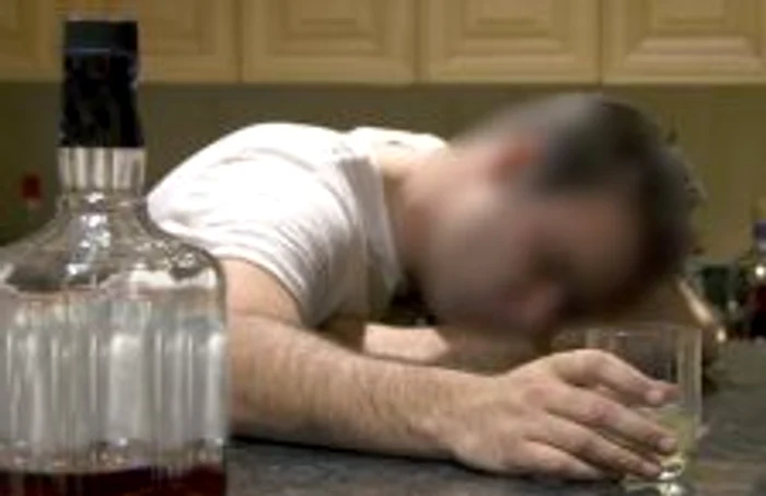 Bărbatul a băut whisky după accident