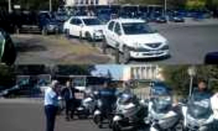 Forte de ordine mobilizate la sosirea ungurilor FOTO Adevarul/Andrei Astefanesei