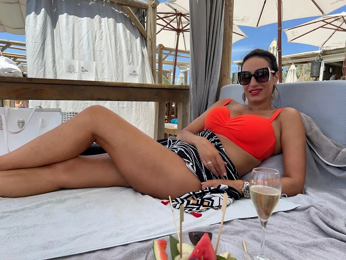 Irina Deleanu, într-o imagine de vacanță