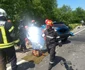 accident rutier la pui foto isu hunedoara