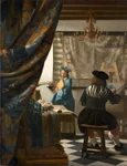 Johannes Vermeer, „Arta picturii” (© Kunsthistorisches Museum / Google Art Project)