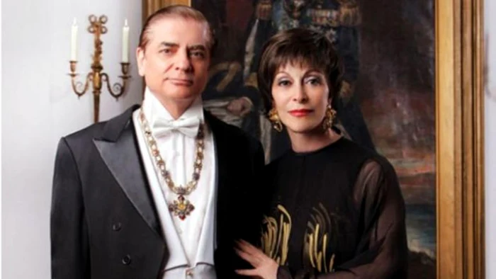 Paul Lambrino, împreună cu soția sa, Lia.