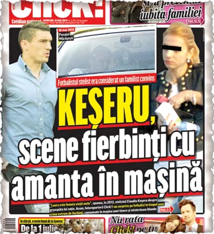 Laura Keşeru, fericită  marţi seara, alături de  soţ, pe Naţional Arena,  la festivitatea prin care  Steaua a sărbătorit  câştigarea titlului (Fotografii. Mihai Ionescu)
