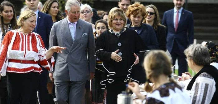 Prinţul Charles, în vizită la Muzeul Naţional al Satului    FOTO: David Muntean