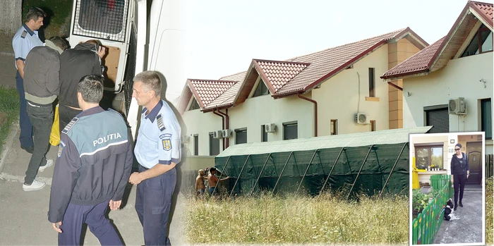 Hoții au participat miercuri seara la reconstituire, la vila din Pipera. Vedeta locuiește de trei ani în vila din nordul Capitalei